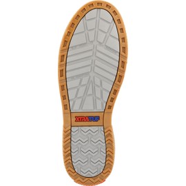 Xtratuf 6” Men’s Wheelhouse Ankle Deck Boot - Size 12, Gray - Wide Fit - 100% Waterproof Rubber Footwear - Slip & Oil-Resistant Outsole - Reinforced Heel & Toe - Moisture-Wicking Liner