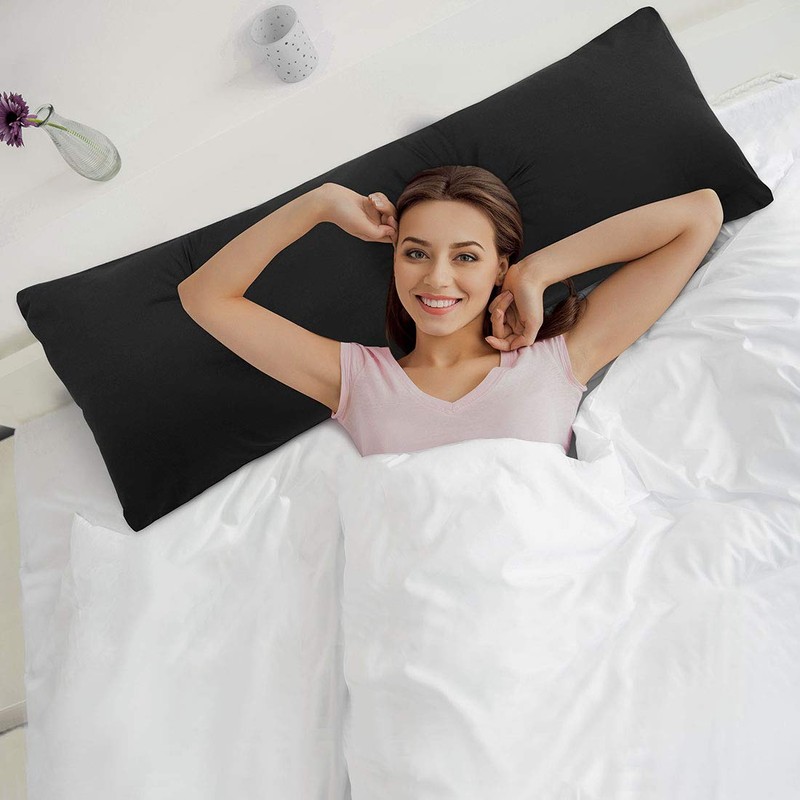 PiccoCasa Body Pillow Cover with Envelope Closure, Pillow Case for