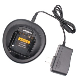 NNTN8117 WPLN4232 Charger Fit for Motorola XPR6550 XPR6350 XPR3300e XPR3500e XPR7350e XPR7380e XPR7550e XPR7580e APX4000 APX1000 Radio, PMNN4409 PMNN4077 Battery Charger WPLN4226
