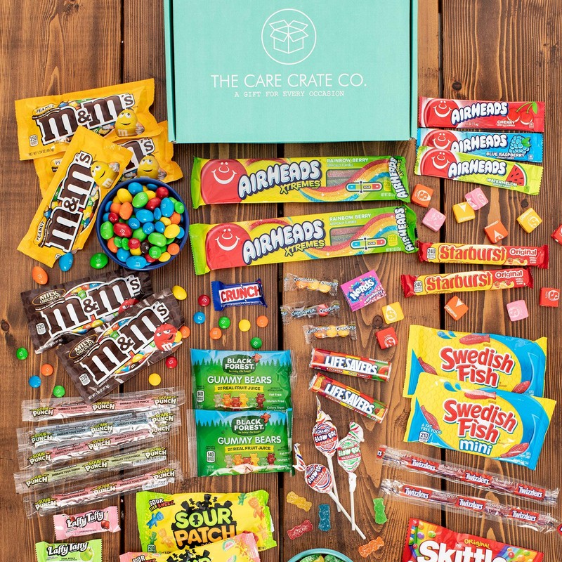 The Care Crate Ultimate Candy Snack Box Care Package (