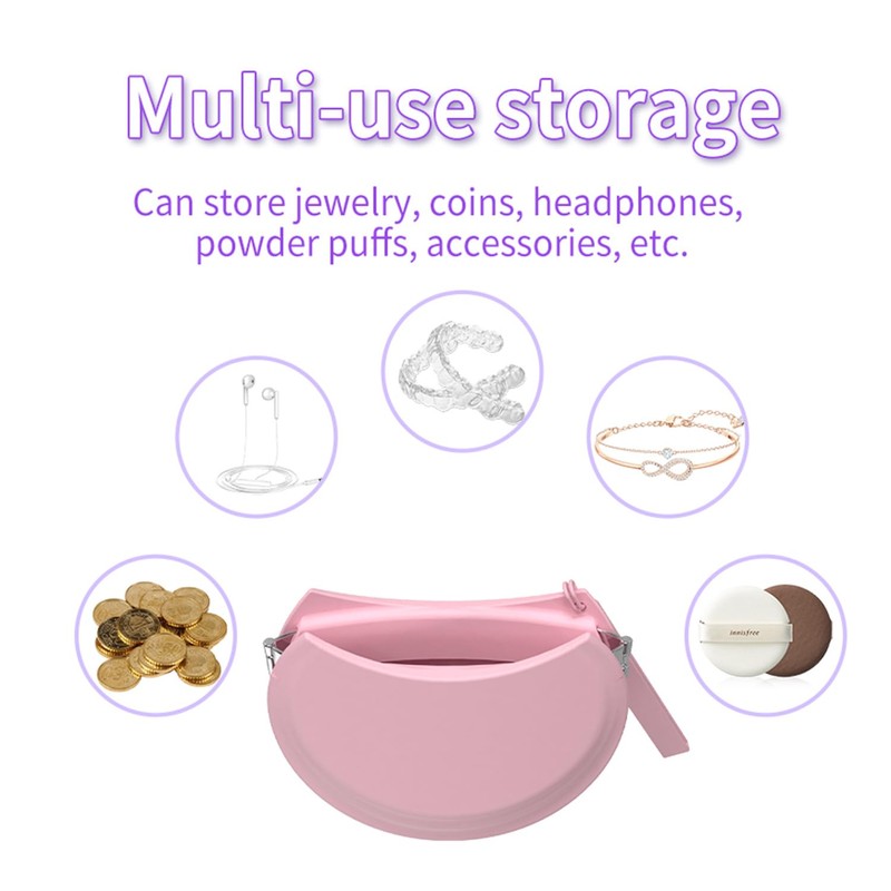 2 Pack Silicone Retainer Case with Vent Holes Lanyard Aligner