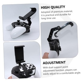 Operitacx Screen Stand Accessories Guy Gaming Zubehör Spielekonsolen Klemmhalter Spielekonsolenständer Spielekonsolenhalterung Klemme Für Gamepad Spielekonsolen Rack Schwarz Abs