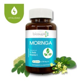 Suplemento Alimenticio Vitam. C+ Moringa + Té Verde Biosuple