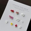 LIFOOST Flower Silicone Nail Molds Carving Template Floral Casting Molds