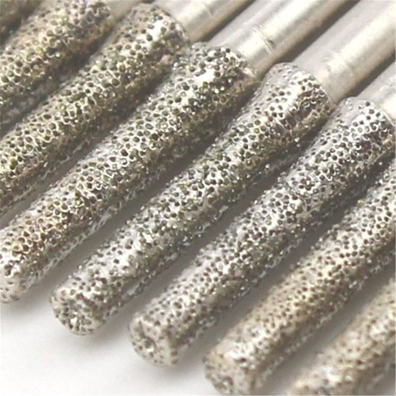 ILOVETOOL Lapidary Diamond Drill Bits 1.8mm Carving Burrs for Dremel