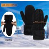 Eohak Winter Warm Mittens for Women - Knit Gloves Soft