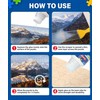 Quadence Jigsaw Puzzle Glue, 200ML Clear Sealer with Sponge Applicator
