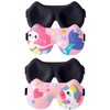 Children's Sleeping Mask, Pack of 2, 3D Sleeping Mask with