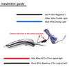 BINQIGOO LED Side Mirror Marker Light for Infiniti Q50 Q60