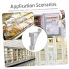 DOITOOL Aluminum Freezer Shelf Clips 10pcs Fridge Shelf Holder Refrigerator