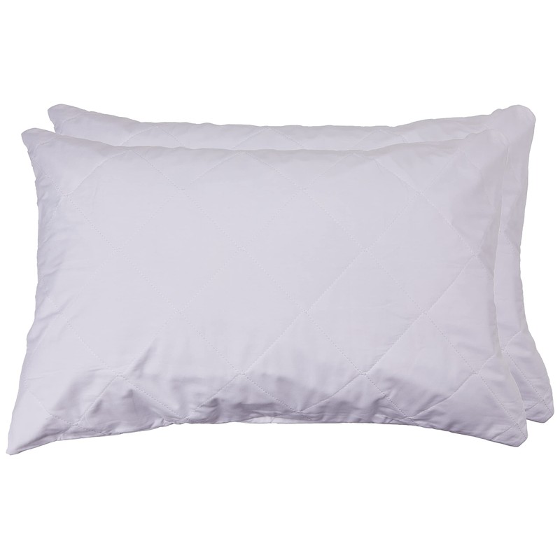 Tontine Comfortech Cotton Quilted Pillow Protector – Soft Breathable Cotton