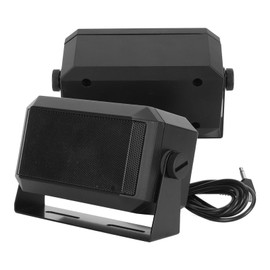 Portable Car Radio External Speaker, 5W CB Radio Speaker with 3.5mm Plug, 5.9ft Cable, Plug and Play, for CB Radio, Ham Radio, Mobile Transceiver