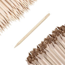 4" Wooden Cuticle Sticks/Natural Wood/Pedicure/Manicure Cleaning and Nail Care- Package of 200ct