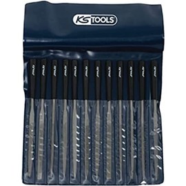KS Tools 140.3050 Needle files set, 12 pcs, 145mm