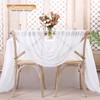 10 Pack 10Ft White Cheesecloth Table Runner Boho Romantic Gauze