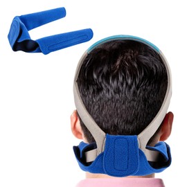 CPAP Neck Pad for CPAP Headgear Straps, CPAP Neck Pad Cushion, Fleece Comfort Mask Strap Cover, CPAP Accessories, Pressure Relief(Blue)
