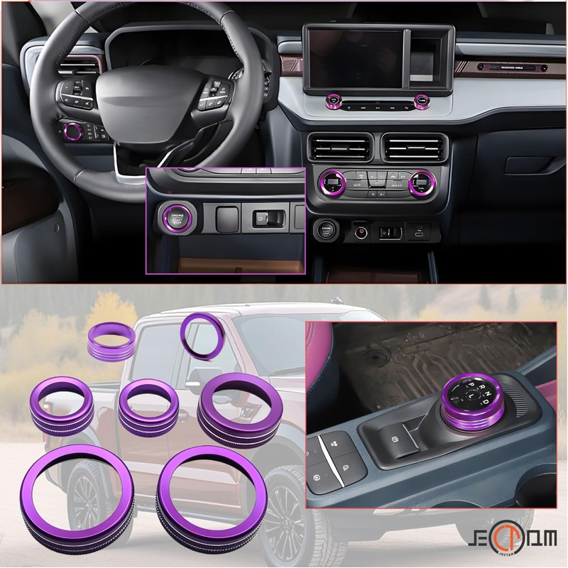 Jectam Air Conditioner Switch Button Knob Cover, Interior Car Accessories