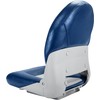 Tempress Navistyle High Back Folding Boat Seat (Blue/Gray)