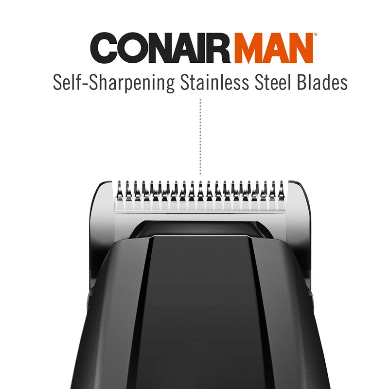 ConairMAN All-in-One Beard Trimmer for Men, Includes Nose and Ear