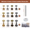 Leather Press Machine,Hole Puncher for DIY Leather Craft,Manual Press Punch