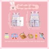 VIDOSCLA Bunny Backpack for Girls Kawaii Girls Backpack for School