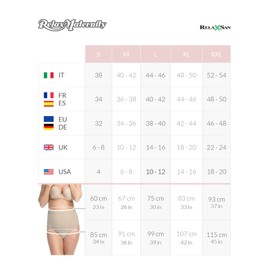 RelaxMaternity 5150 (White/Silver, XL) Silver fibre over the bump maternity knickers