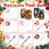 12 Set Christmas Manicure Kits for Women, Christmas Stocking Stuffers