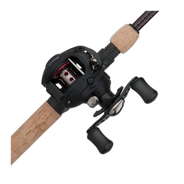 Ugly Stik 6’6” Elite Baitcast Fishing Rod and Reel Casting Combo, Ugly Tech Construction with Clear Tip Design, 6’6” 1-Piece Fast Action Rod