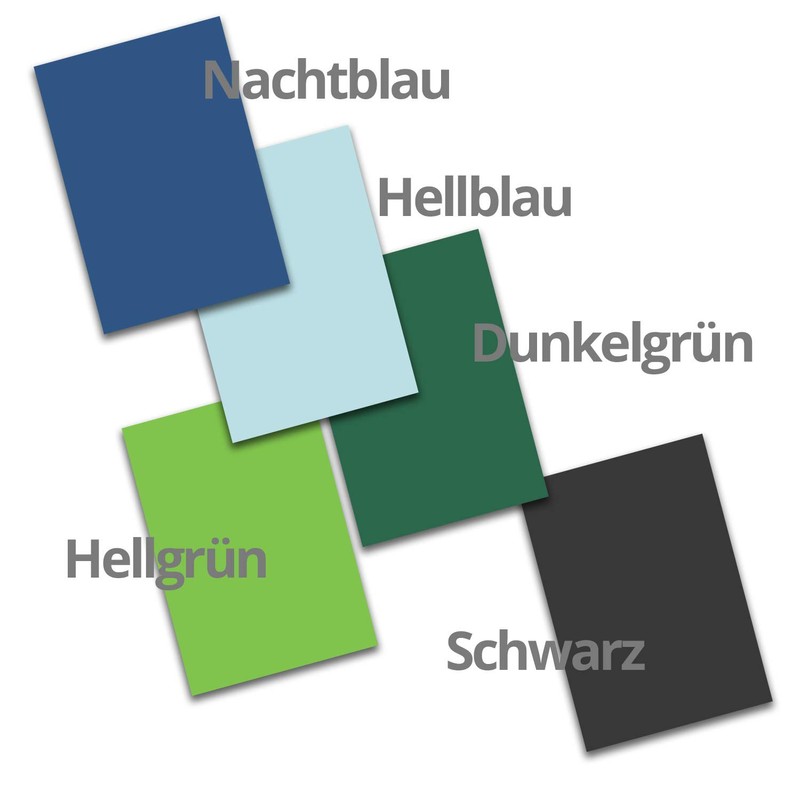 FarbenFroh by GUSTAV NEUSER 50x DIN A4 Papier Farbenmix-Paket 1