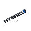EmbRoom HYBRID Emblem Fender 3D Metal Badge Decal Replacement for