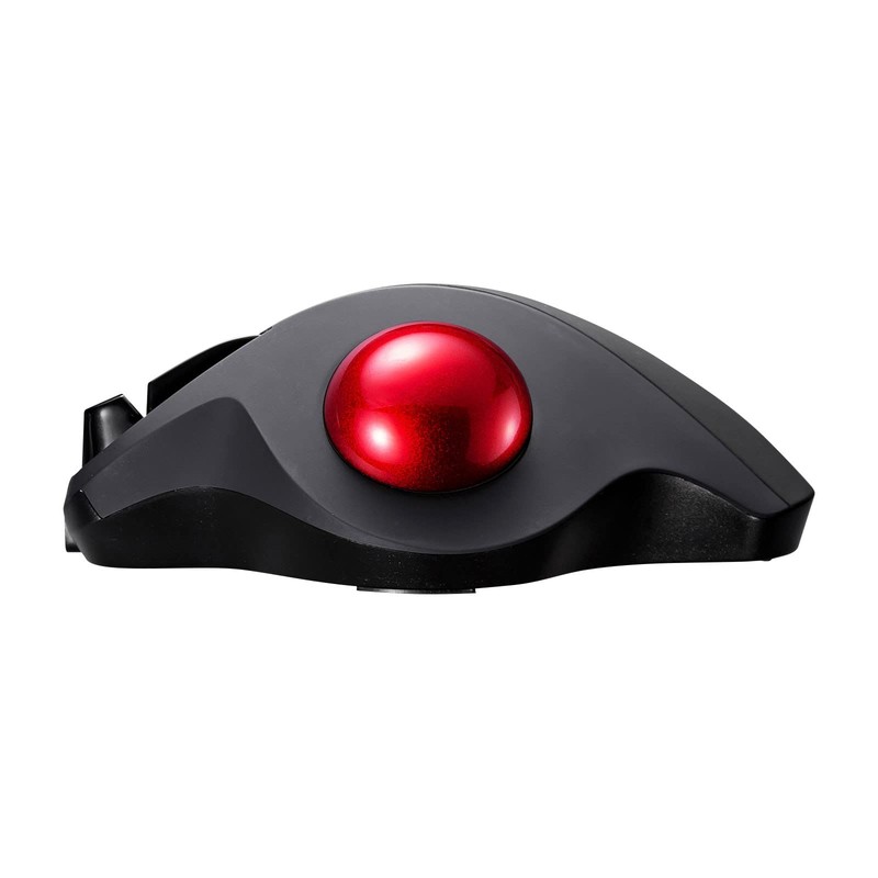 Sanwa Supply MA-BTTB186BK Bluetooth Trackball (Silent, 5 Buttons, Thumb Operation)