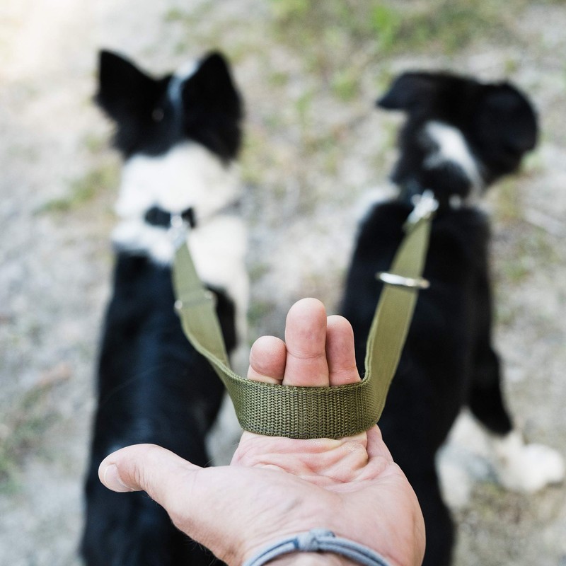 BedDog® Spike Dog Lead, Adjustable in 3 Lengths, Double Lead,