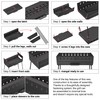 Charcoal Grill for 10 Skewers - Portable Barbecue Kabob Camp