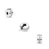 FGT Clear Sparkling Row Spacer Clip Charm for Bracelets Necklaces