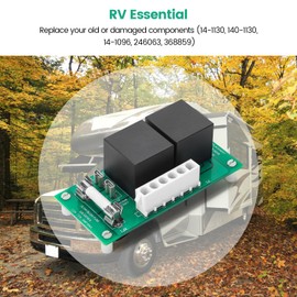 RV Slide Relay Board, Briidea Power Gear Slide Out Relay Controller Compatible with RV Power Gear 14-1130, 140-1130, 14-1096, 246063, 368859, Comes with an Additional Spare Fuse