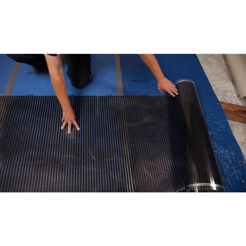 QuietWarmth Float QWARM3x5F240 Radiant Floor Heating Mat for Below Laminate,
