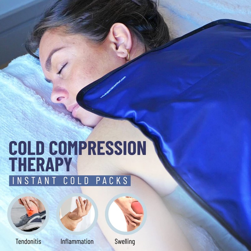 Glacial Comfort Gel Ice Pack for Back Pain - (12"