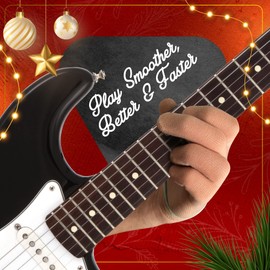 Musician’s Practice Glove - 1-Pack Glove Man and Woman Wear, Fit Both Hands, Music Instrument & Guitar Accessories, XS, Beige