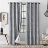 Light Grey and Silvery 100% Blackout Jacquard Geometric Pattern Curtains,52