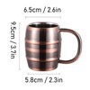 Stainless Steel Beer Mug Double Layer Insulation Multipurpose Safe Ergonomic