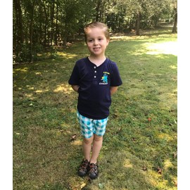 Bumeex Toddler Boy's Cotton Captain Short Sleeve Tee and Shorts Clothes Outfit Set 3t