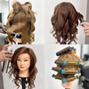 SOPHIRE 20-22 inches 100% Real Human Hair Mannequin Head, Hairdressers'