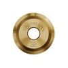 Topline Kaufmann Tin Replacement Cutting Wheel, Gold