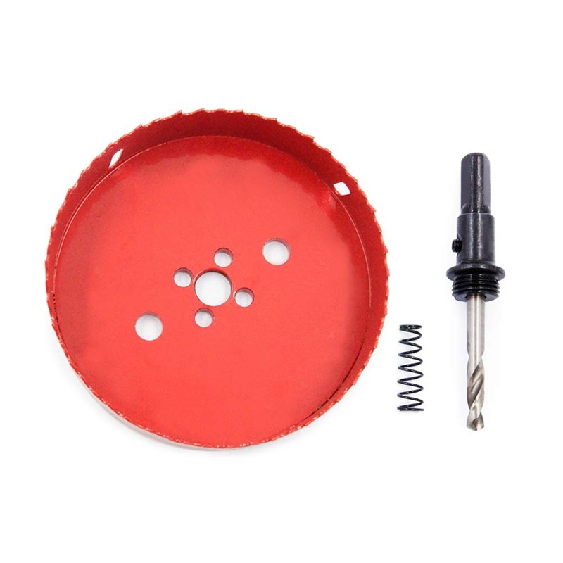 Hole Saw Drill Bit LAIWEI HSS Hole Cutter with Arbor