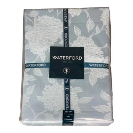 WATERFORD Luxury Jacquard Tablecloth 70x104 ~ Blue Floral ~ HYDRANGEA