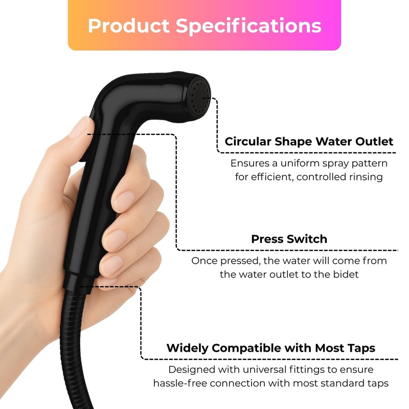 Tap Bidet Sprayer Kit for Baby Hygiene – 2m Hose,