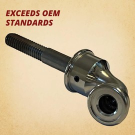 Pellethead Vermont Castings Front Door Steel Handle Stub with Nickel Finish, 5004237, 000-4377, 500-4237