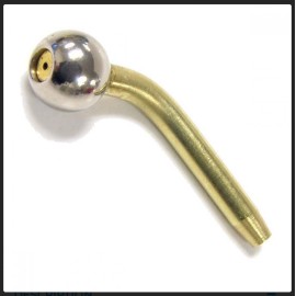 Pneumadyne Air Jet Nozzle HAN-3 Brass 3” 1/16” ID Pneumadyne