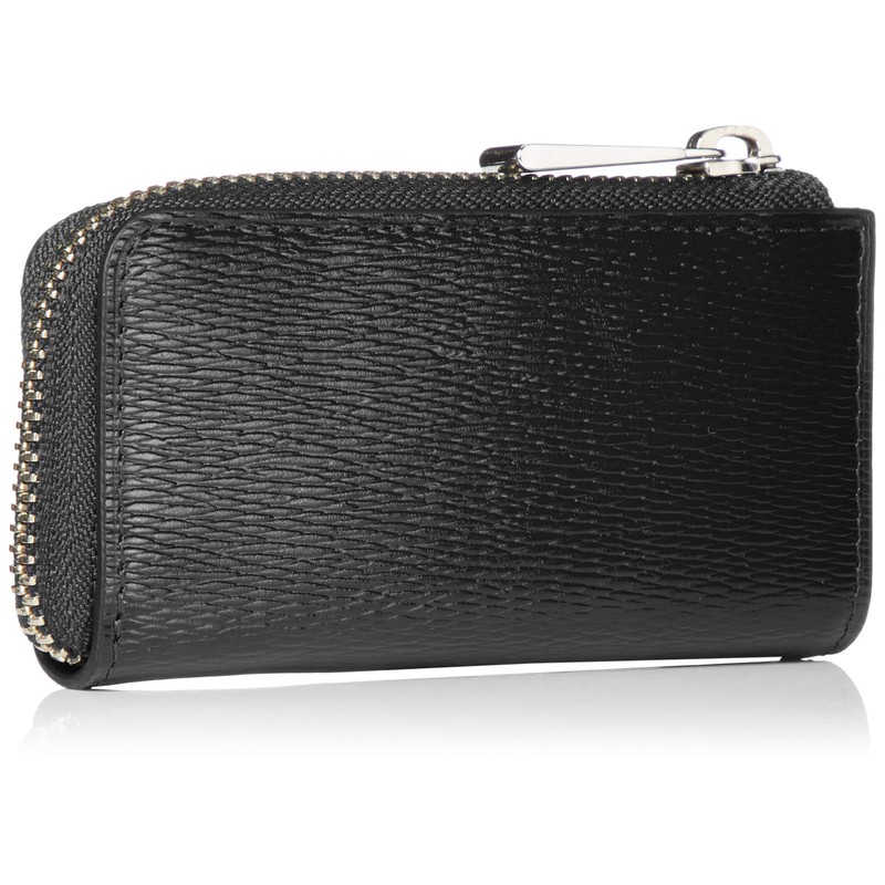 Lanvin On Blue 579602 Key Case, Zipper, Wagram Accessory, Black