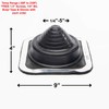 EAGLE 1 EPDM Flexible Roofing Pipe Flashing Boots - On